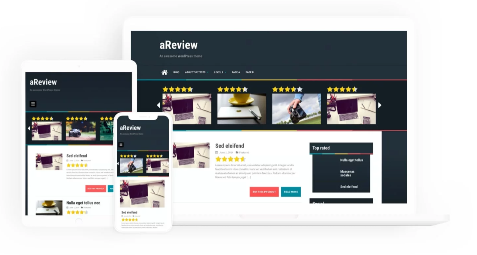 Ariview WordPress theme