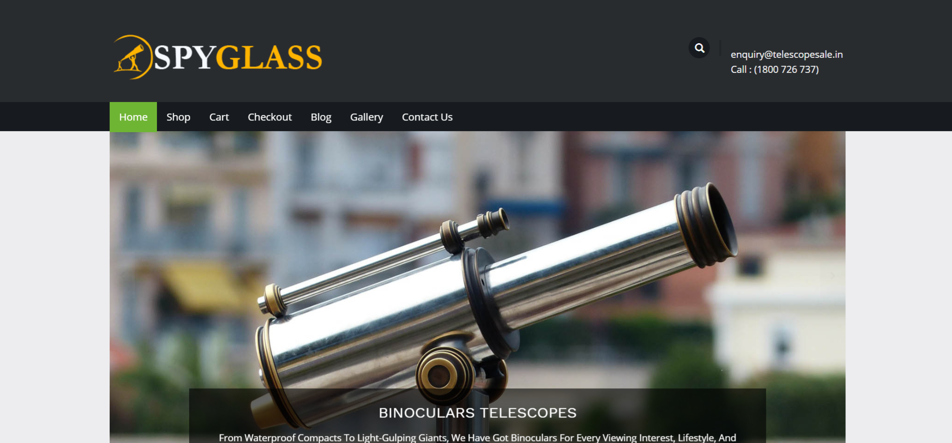 Spyglass WordPress theme