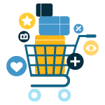 ECOMMERCE CART DEVELOPMENT Icon