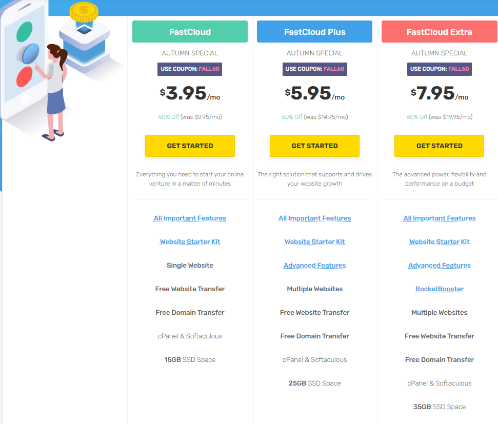 Fastcomet Magento Hosting Pricing